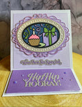 Creative Expressions Sue Wilson Stained Glass Birthday Craft Die
