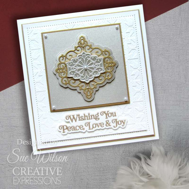 Creative Expressions Sue Wilson Festive Snowflake Sparkle Craft Die
