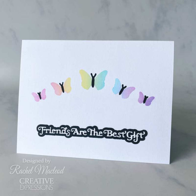 Creative Expressions Sue Wilson Finishing Touches Bountiful Butterflies Craft Die