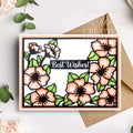 Creative Expressions Sue Wilson Frames & Tags Wild Rose Cover Plate Craft Die