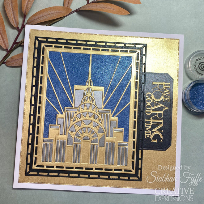 Creative Expressions Sue Wilson Mini Expressions Art Deco Have A Roaring Good Time Craft Die