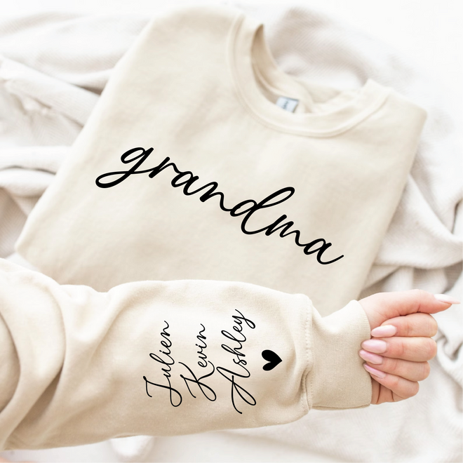 Custom Mama - Grandma - Nonna Sweatshirt