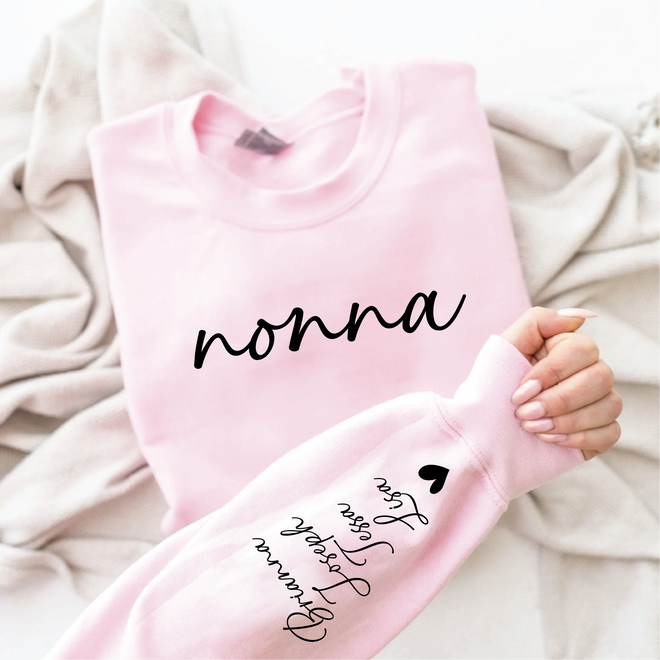 Custom Mama - Grandma - Nonna Sweatshirt
