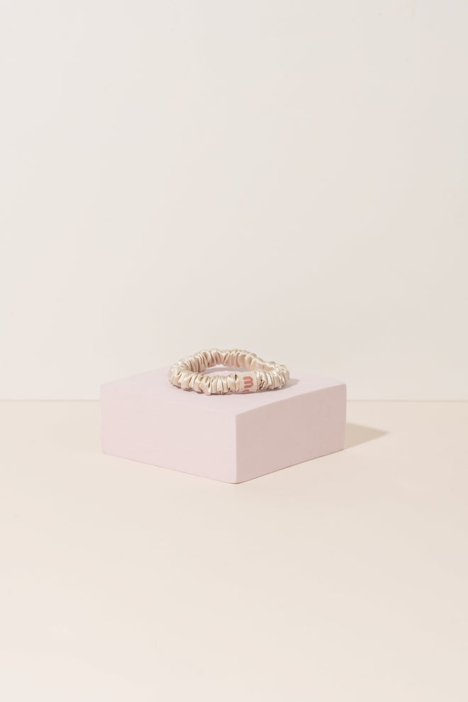 Sale - Slim Silk Scrunchie