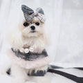 Peaky Street Tweed Dog Harness Set | Harness Hat and Leash Outfit