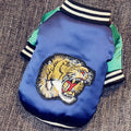 Tiger Eye Lion Dog Bomber Jacket | Streetwear Dog Jacket