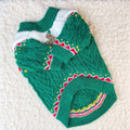 Gingerbread Christmas Dog Sweater – Holiday Knit Winter Outfit for Dogs
