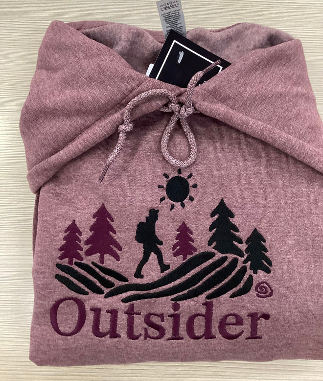 Maroon Outsider Camping Hoodie