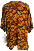PRC6461 Avatar Pure Silk Long Tunic with Side Ties