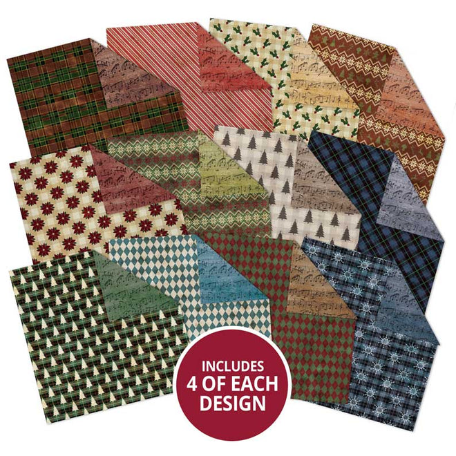 Duo Design Paper Pads - Traditional Christmas & Music Paper