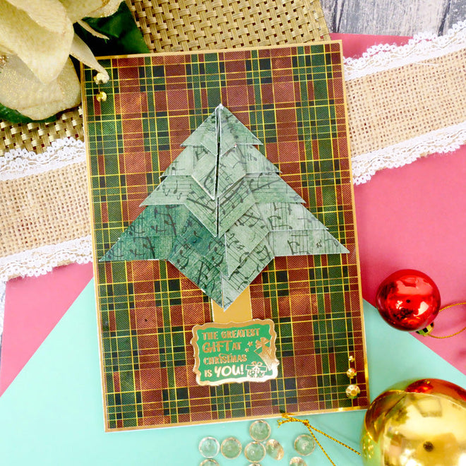 Duo Design Paper Pads - Traditional Christmas & Music Paper