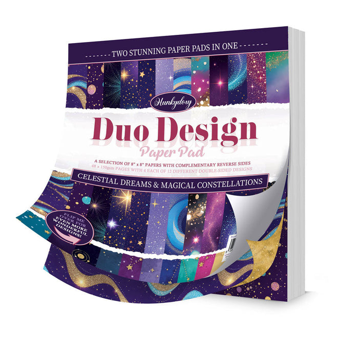 Duo Design Paper Pads - Celestial Dreams & Magical Constellations