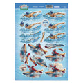A Splashing Time Decoupage Topper Sheet