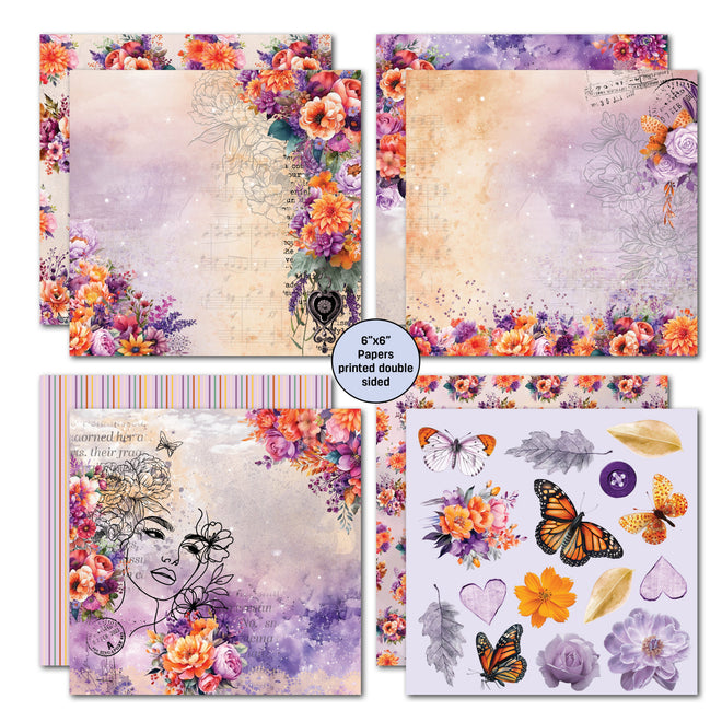 3Quarter Designs Dawns Glow 6x6 Paper Pack