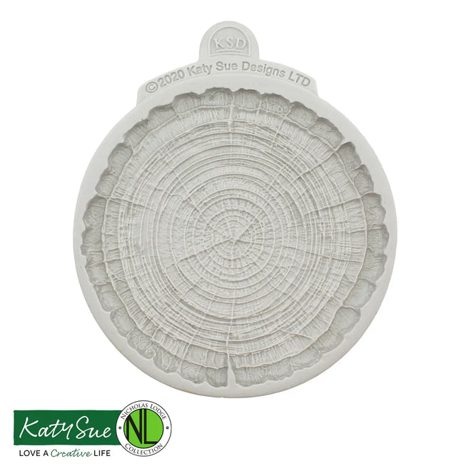 Flower Pro Medium Log Slice  Silicone Mould