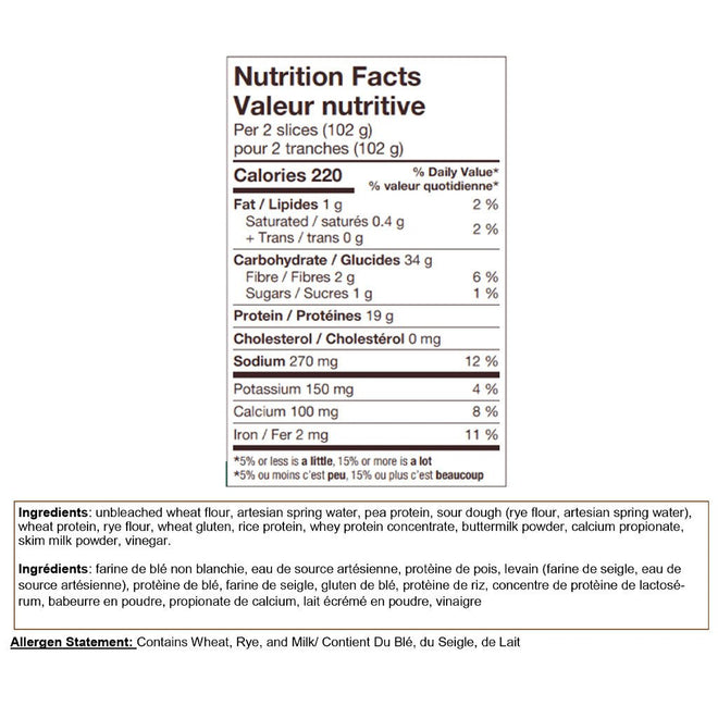Dimpflmeier HIGH PROTEIN SOURDOUGH BREAD, 1 Loaf