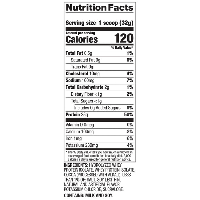 Dymatize ISO100 HYDROLYZED PROTEIN, 20 Servings
