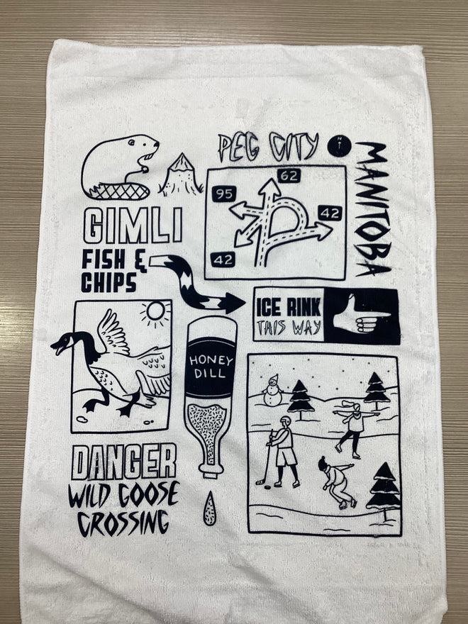 Peg City Gimli - Tea Towel
