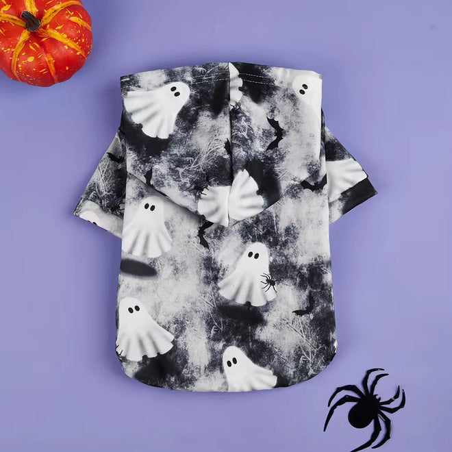 Ghost Dog Hoodie | Halloween Dog Hoodie