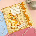 Festive Fancy-Edge Card Blanks - Gingerbread Men