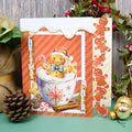 Festive Fancy-Edge Card Blanks - Gingerbread Men