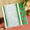 Festive Fancy-Edge Card Blanks - Holly