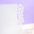 Festive Fancy-Edge Card Blanks - Snowflakes