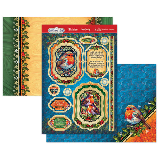 Little Robin Redbreast Luxury Topper Set