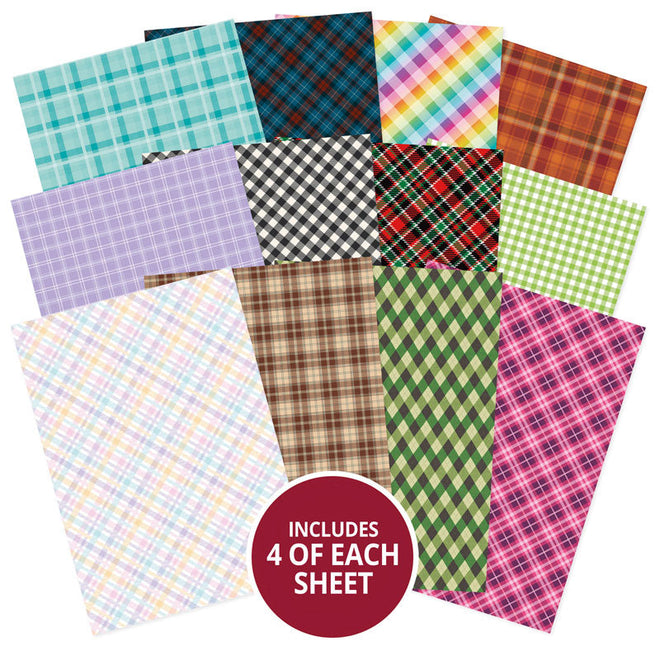 Hunkydory Essential Selection Paper Pad - Check