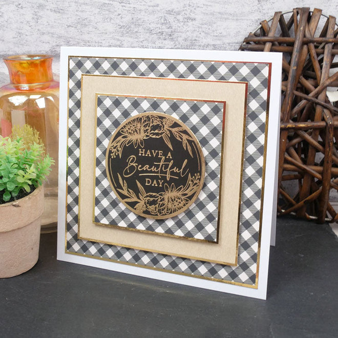 Hunkydory Essential Selection Paper Pad - Check