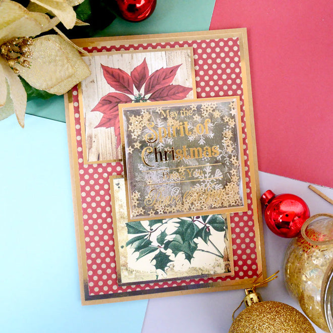 Luxury Festive Foiled Acetate Sentiment Sheets