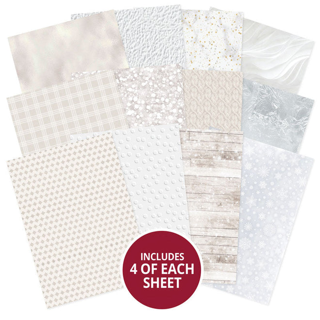 Hunkydory Essential Selection Paper Pad - Winter Whites