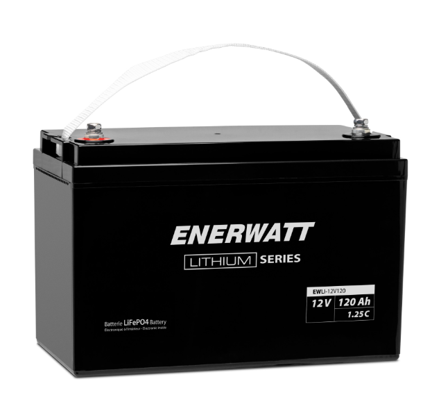 Enerwatt EWLI-12V120 12V 120Ah LiFePO4 Group 31 deep cycle battery