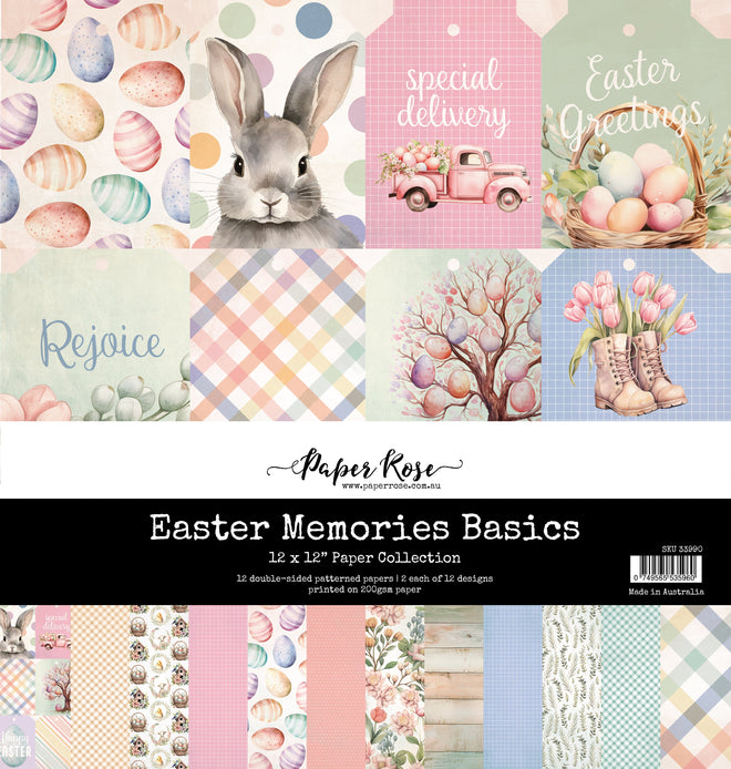 Easter Memories Basics 12x12 Paper Collection 33990