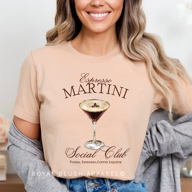Espresso Martini Social Club Graphic T-Shirt