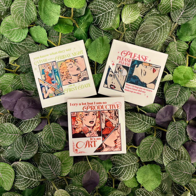 Please Please Please Comic Coaster