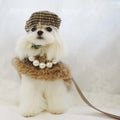 She’s From London Tweed Harness Set | Dog Harness Leash Hat Set