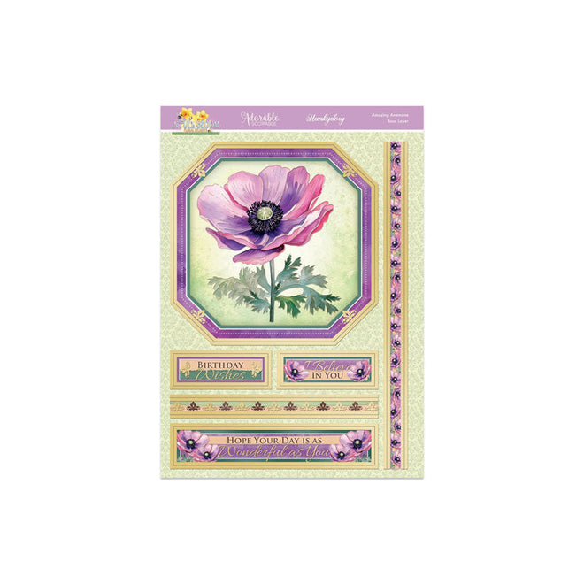 In Full Bloom - Floral Delights Deco-Large Set - Amazing Anemone