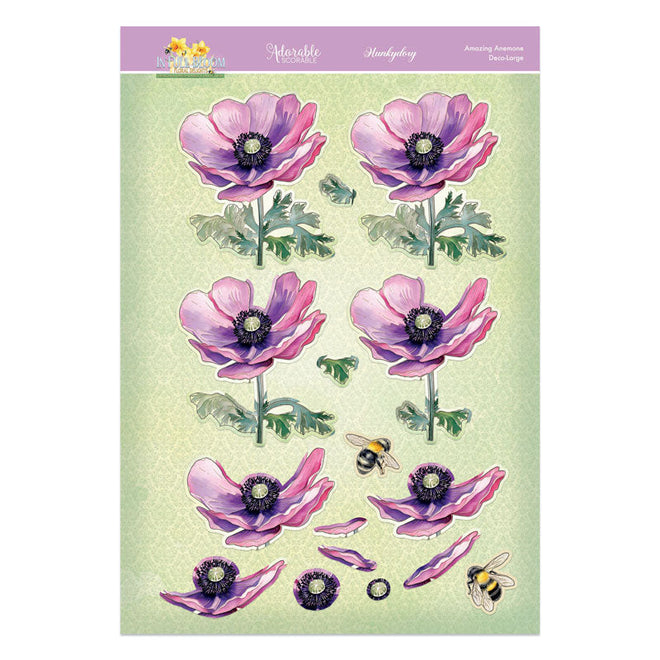 In Full Bloom - Floral Delights Deco-Large Set - Amazing Anemone