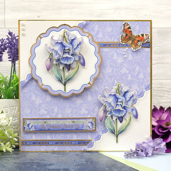 In Full Bloom - Floral Delights Deco-Large Set - Beautiful Bluebells