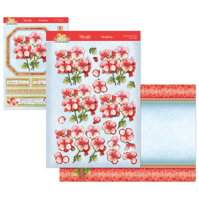In Full Bloom - Floral Delights Deco-Large Set - Dreamy Geraniums