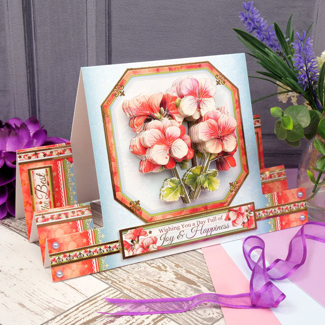 In Full Bloom - Floral Delights Deco-Large Set - Dreamy Geraniums