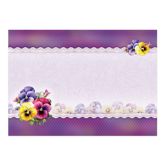 In Full Bloom - Floral Delights Deco-Large Set - Pretty Pansies