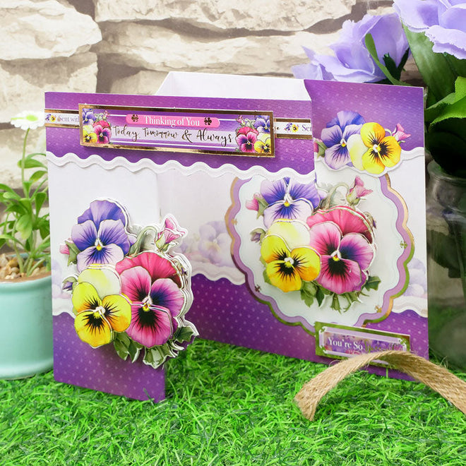 In Full Bloom - Floral Delights Deco-Large Set - Pretty Pansies