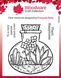 Woodware Clear Singles Terrarium 4 in x 4 in Stamp
