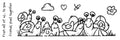 Woodware Clear Singles The Snail Family 8 in x 2.6 in Stamp