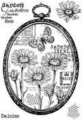 Woodware Clear Singles Daisy Frame 4 in x 6 in Stamp