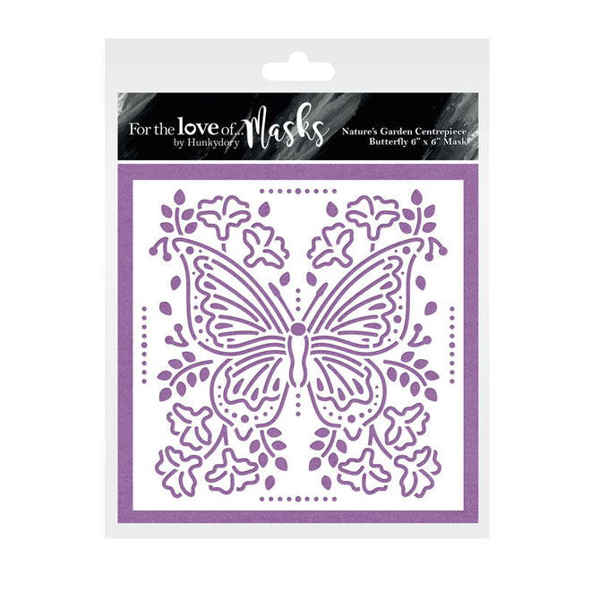 For the Love of Masks - Nature's Garden Centrepiece - Butterfly