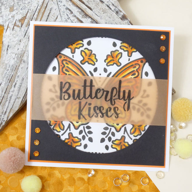 For the Love of Masks - Nature's Garden Centrepiece - Butterfly