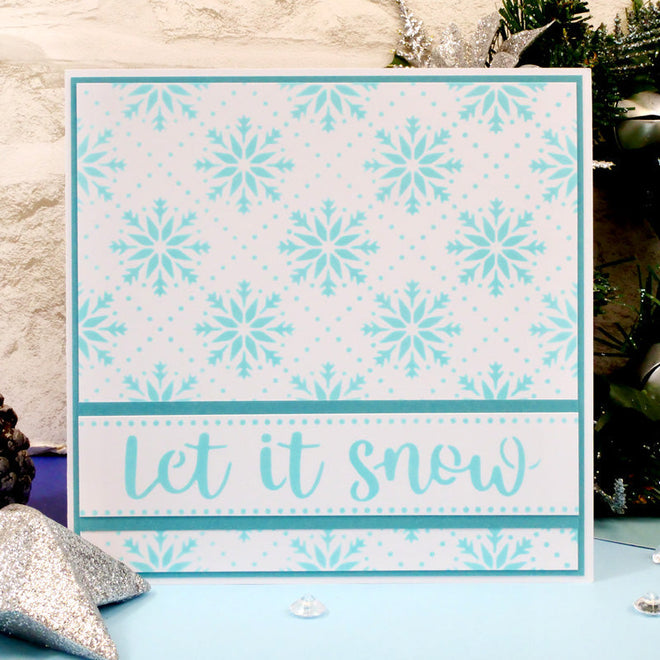 For the Love of Masks - Stitched Snowflake Tiles